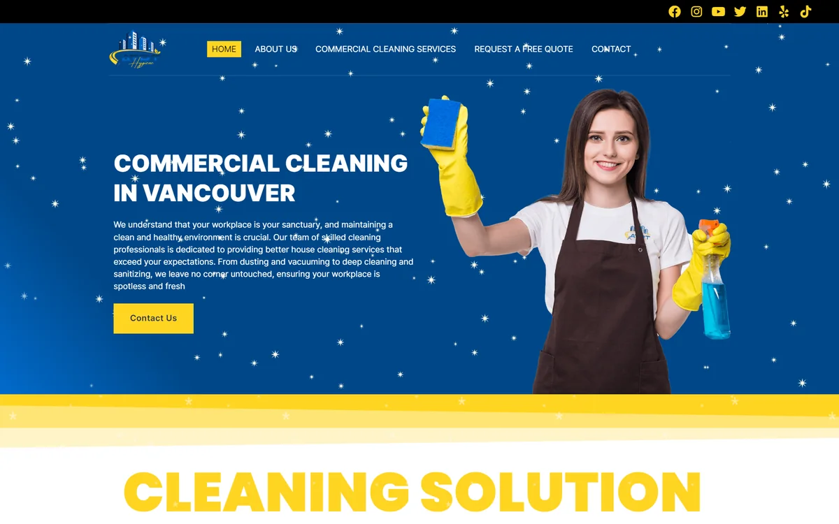 Atrt Hygiene commercial sanitization and supplies WordPress WooCommerce portal